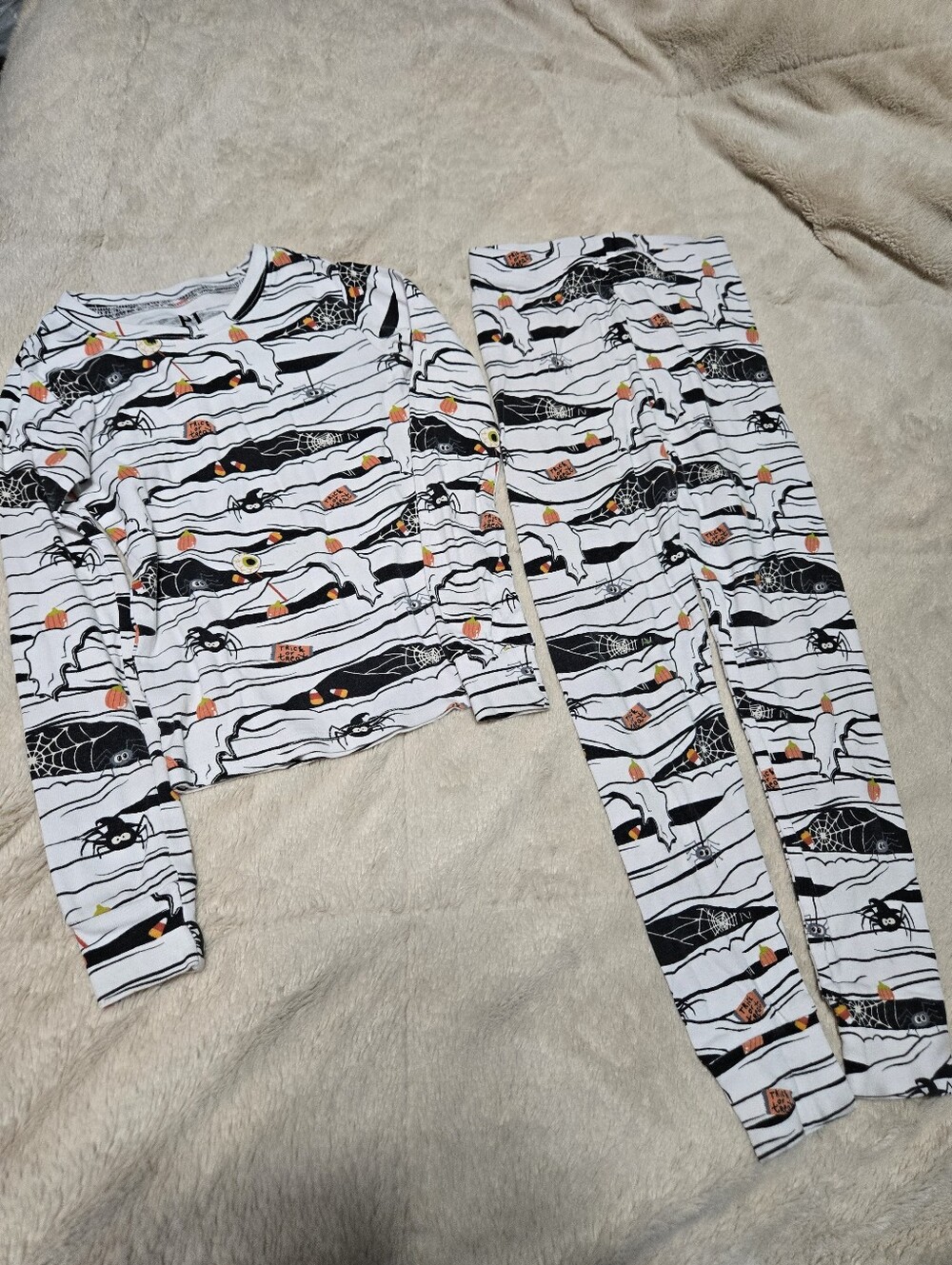 Halloween Mummy Pajamas - Size 6